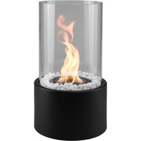 Biokominek wolnostojący ACTION czarny mat elegancki i nowoczesny