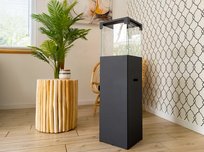 Biokominek Wolnostojący Patio Czarny Mat