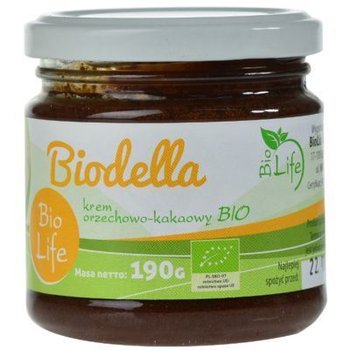 BioLife, Biodella, Krem kakaowo-orzechowy, Bio, 190 g - BioLife