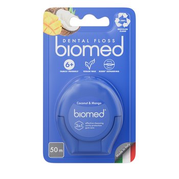 Biomed, Nić Dentystyczna, O Smaku Kokos I Mango 50m - Biomed