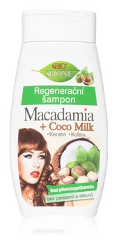Bione Cosmetics Macadamia + Coco Milk szampon regenerujący 260ml - Bione Cosmetics