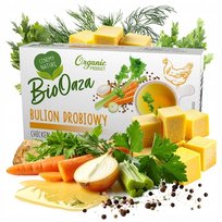 BioOaza Bulion drobiowy, Kostka rosołowa 66g BIO BIOOAZA