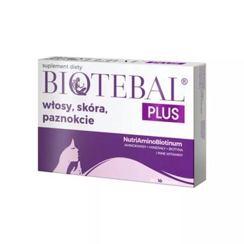 Biotebal Plus Włosy Skóra Paznokcie Tabletki 40szt. - POLPHARMA