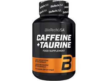 BioTech, Boostery treningowe, Caffeine + Taurine, 60 kaps - BioTech