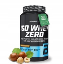 Biotech Iso Whey Zero 908g Orzech Laskowy Białko Izolat WPI Serwatka BioTech