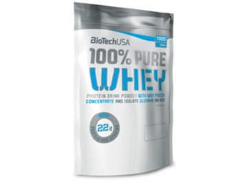 BioTech, Odżywka białkowa, 100% Pure Whey, banan, 1000 g - BioTech