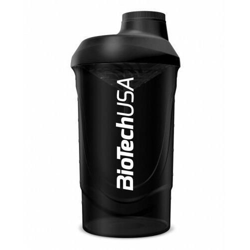 Фото - Спортивний шейкер BioTech , Shaker, Wave, czarny, 600 ml 