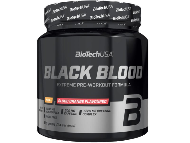 Фото - Передтренувальний комплекс BioTech , Suplement diety, Black Blood NOX+, tropikalny, 19 g 