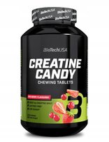 BioTech USA Creatine Candy 240 tabletek do żucia o smaku red berry BioTechUSA