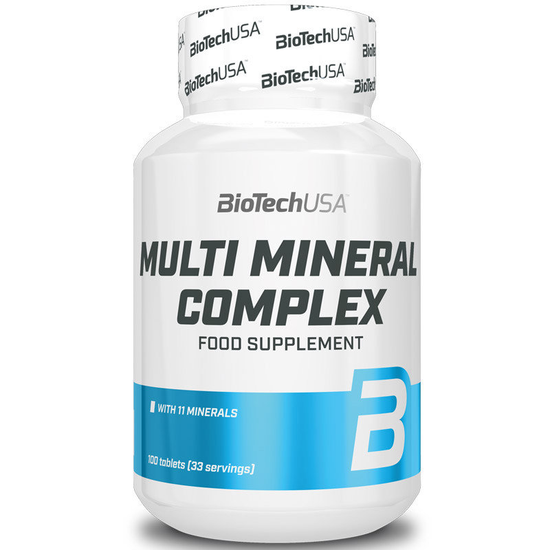Zdjęcia - Witaminy i składniki mineralne BioTech Usa Multi Mineral Complex 100Tabs 