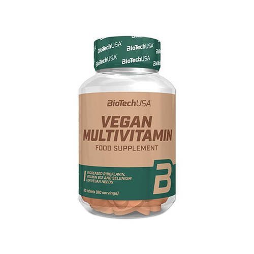 Zdjęcia - Witaminy i składniki mineralne BioTech Suplement diety,  USA Vegan Multivitamin - 60tabs. - Multiwitamina 