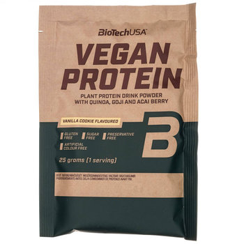 BioTech USA Vegan Protein, Ciastko Waniliowe, saszetka - 25 g - Biotech