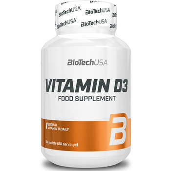 Biotech Usa Vitamin D3 Suplement diety, 60Tabs - BioTech
