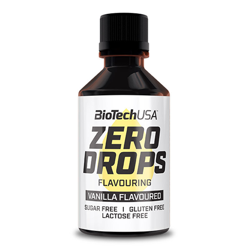 Фото - Амінокислоти BioTech Usa Zero Drops 50Ml Aromat Smakowy Vanilia 