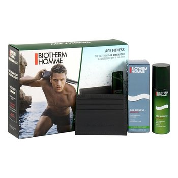 Biotherm, Homme, przeciwstarzeniowy krem do twarzy, 50 ml + etui na karty - Biotherm