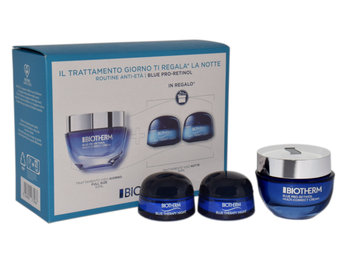 Biotherm, zestaw prezentowy Blue Therapy Pro-Retinol Multi-Correct Cream 50ml + 2 X Blue Therapy Night 15ml  - Biotherm
