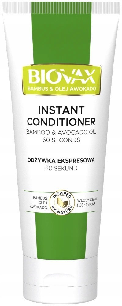 BIOVAX Odżywka Ekspresowa 7w1 Bambus + Olej Avocado 200 ml | Sklep ...