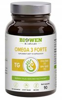 Biowen, Omega 3 Forte 1000 mg EPA, 500 mg DHA x 90 Kapsułek 