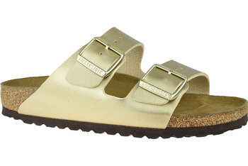 Birkenstock Arizona BF 1016111, Damskie, klapki, Złoty - Birkenstock