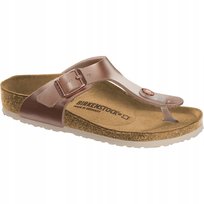 BIRKENSTOCK KLAPKI Z PASKIEM I METALICZNYM WYKOŃCZENIEM 34 16GA Birkenstock