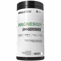 Bisglicynian Magnezu Skill 375 mg Układ Nerwowy Zmęczenie 90 kapsułek Inna marka