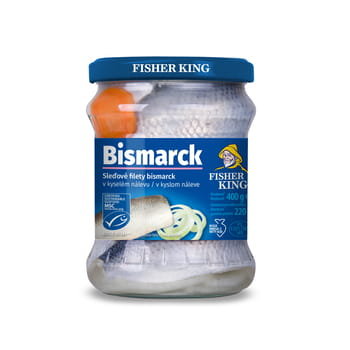 Bismarck Płaty Śledziowe Z Cebulą 400G Fisherking - M&C