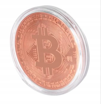 Bitcoin - moneta kolekcjonerska BTC w kapslu - XXL - Inny producent
