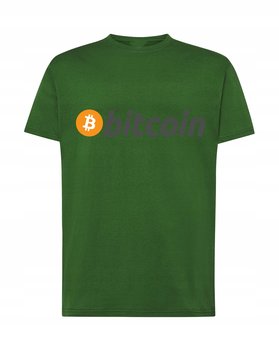 Bitcoin T-shirt Męski Logo Nadruk Rozm.4XL - Inna marka