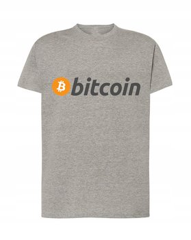 Bitcoin T-shirt Męski Logo Nadruk Rozm.XL - Inna marka