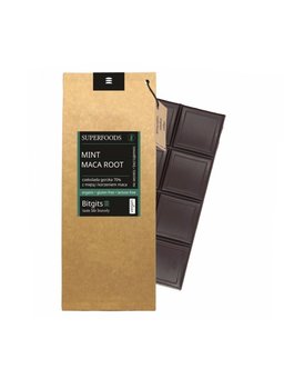 Bitgits, Mięta & maca, czekolada gorzka 70% wegańska Vegan Concept - Bitgits
