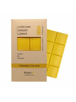 Bitgits, Towards the sun, kurkuma, imbir i cytryna, czekolada wegańska, Pozytywne Wibracje - Bitgits