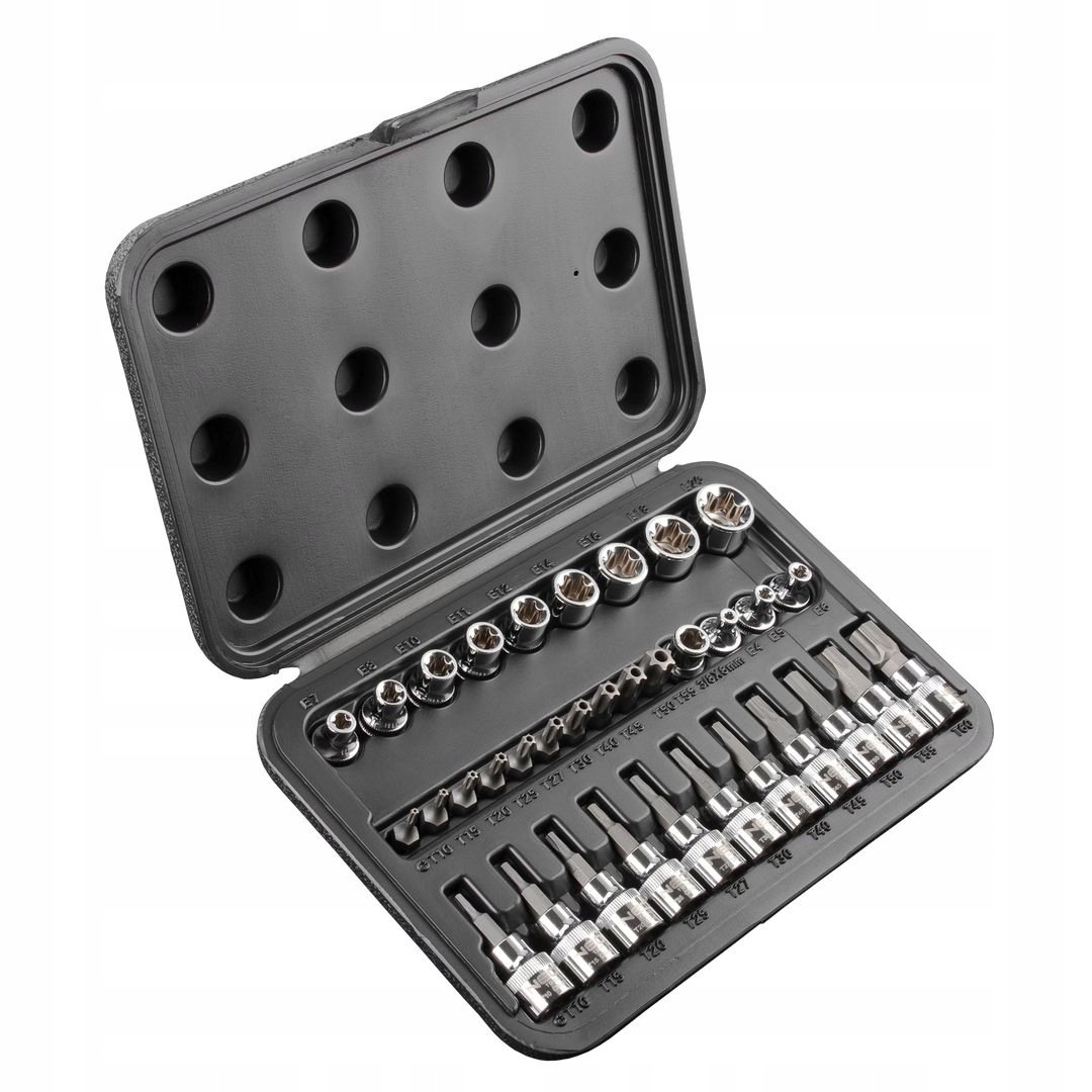 NEO TOOLS, Bity Torx 3/8', zestaw 34 szt., 08-711