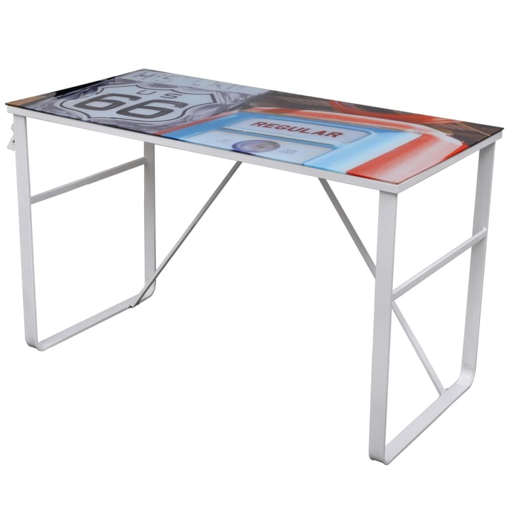 Biurko dla dzieci nowoczesne bezbarwne 120 cm vidaXL