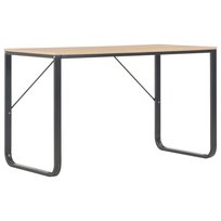 Biurko dla dzieci nowoczesne brązowe 120 cm vidaXL 