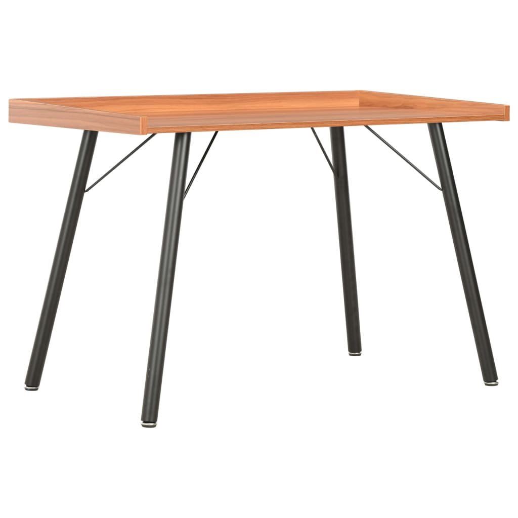 Biurko dla dzieci nowoczesne brązowe 90 cm vidaXL