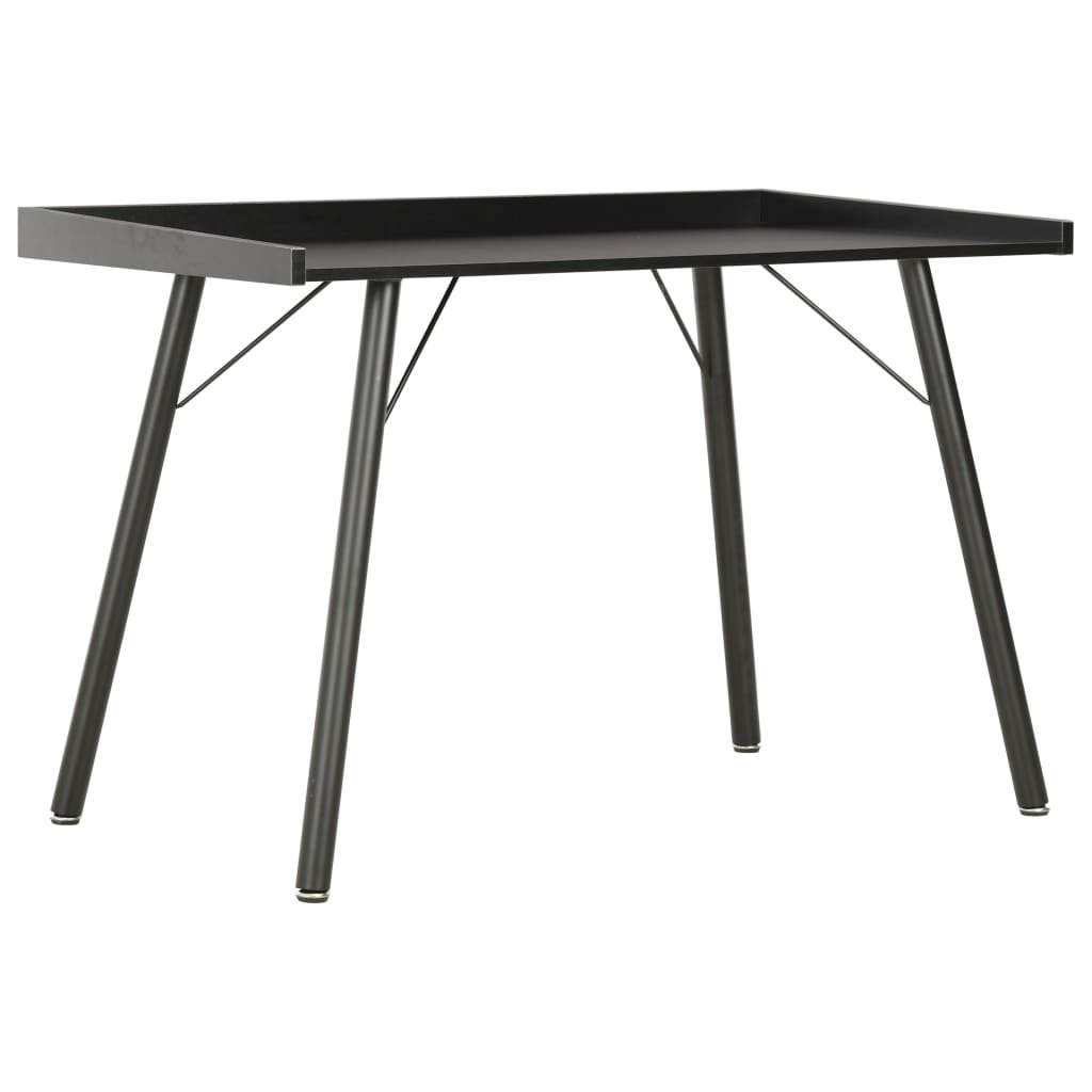 Biurko dla dzieci nowoczesne czarne 90 cm vidaXL
