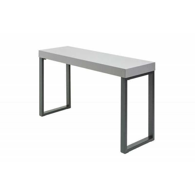 Biurko dla dzieci nowoczesne szare 120 cm Invicta Interior