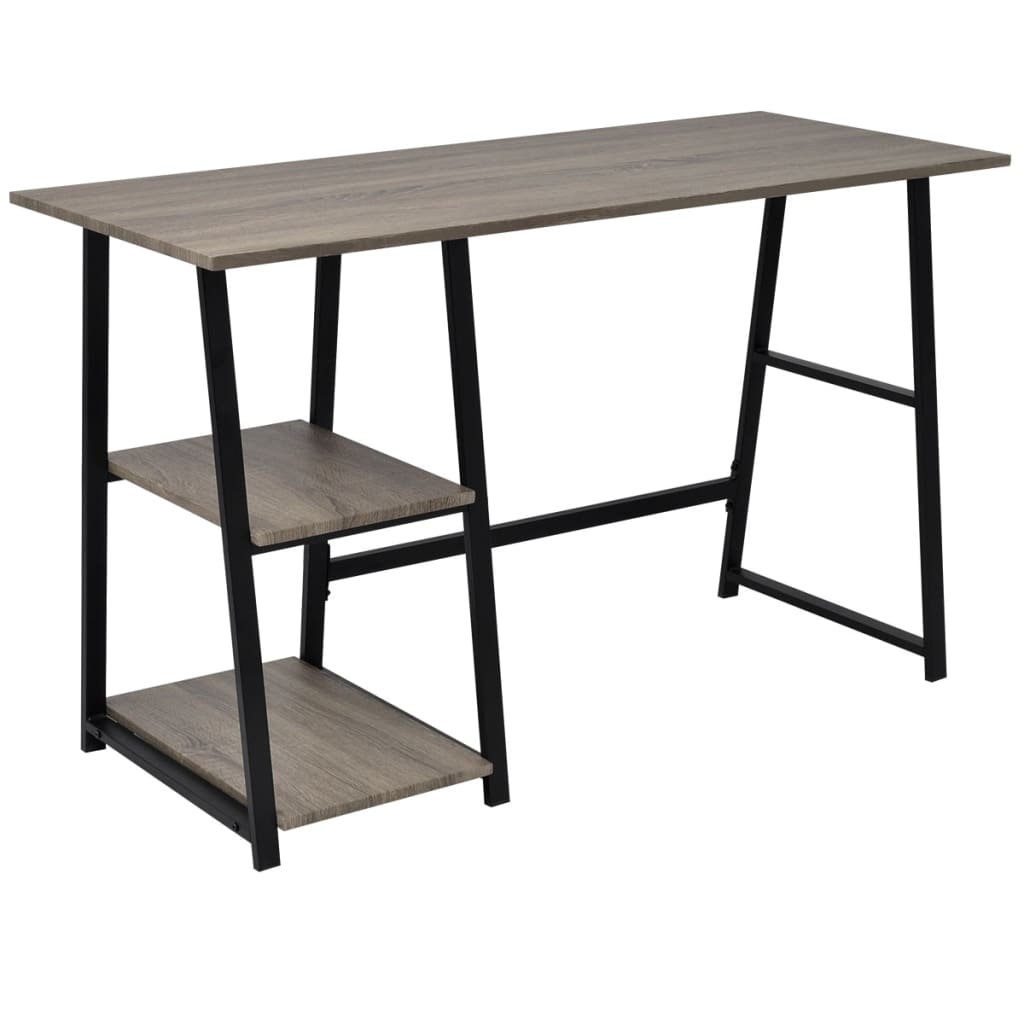 Biurko dla dzieci nowoczesne szare 120 cm vidaXL