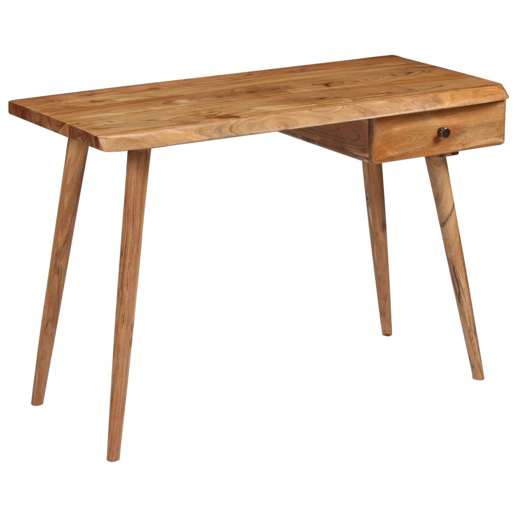 Biurko dla dzieci tradycyjne brązowe 110 cm vidaXL