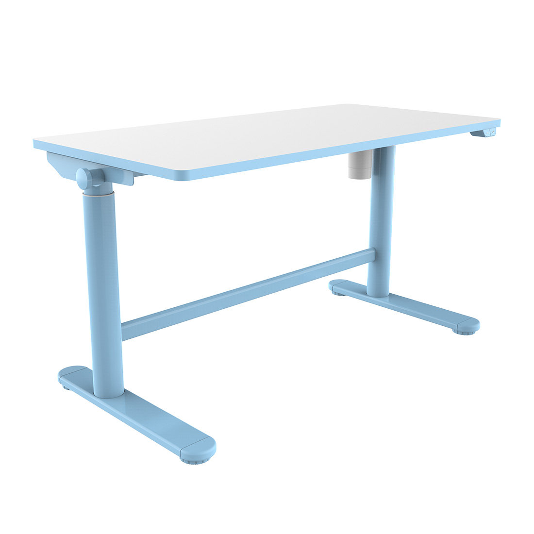 Фото - Офісний стіл Spacetronik Biurko dla przedszkolaka regulowane białe 100 cm  XD SPE-X112A 