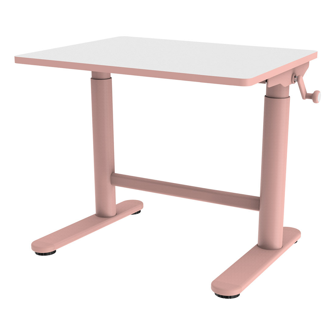 Фото - Офісний стіл Spacetronik Biurko dla przedszkolaka regulowane białe 80 cm  XD SPE-X101P z 