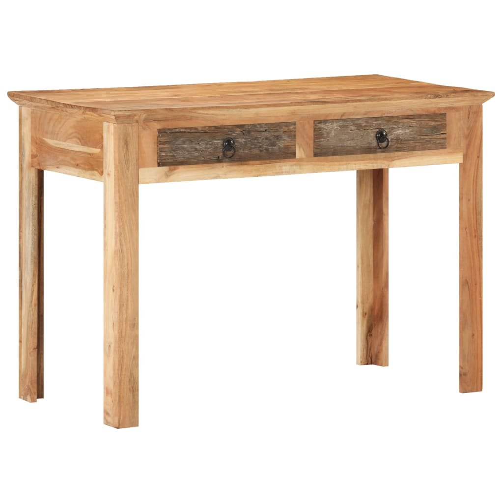 Biurko do gabinetu brązowe 110 cm vidaXL