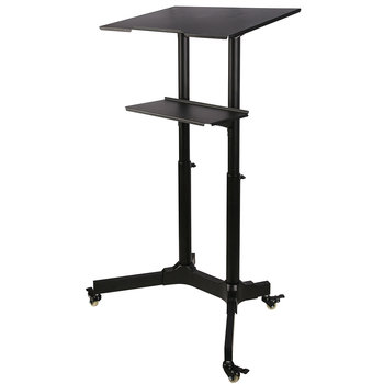 Biurko do gabinetu czarne 62 cm z regulacją wysokości - Inny producent