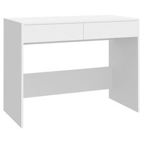 Biurko do gabinetu nowoczesne białe 101 cm vidaXL 