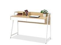 Biurko do gabinetu nowoczesne dąb sonoma 120 cm MEBEL-PARTNER Riko