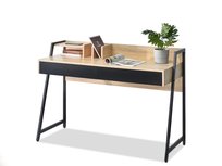 Biurko do gabinetu nowoczesne dąb sonoma 120 cm MEBEL-PARTNER Riko z szufladą