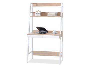 Biurko do gabinetu nowoczesne Dąb Sonoma 85 cm MEBEL-PARTNER Berg - MEBEL-PARTNER