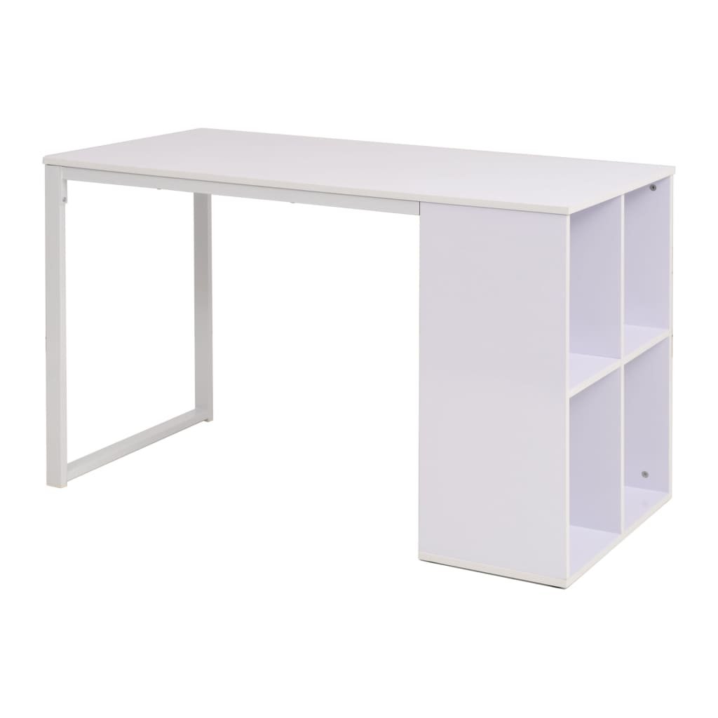 Biurko do gabinetu tradycyjne białe 120 cm vidaXL
