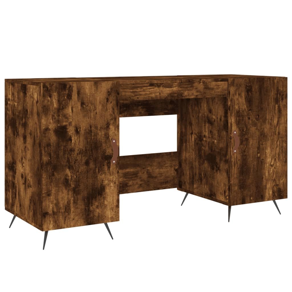 Фото - Офісний стіл Biurko drewnopochodne 140x50x75 cm, przydymiony dą