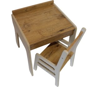 Biurko dziecięce ze schowkiem, krzesełkiem - idealne dla przedszkolaka /UTEkids - Inna marka